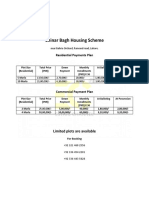 Chinar Bagh Payment Plan