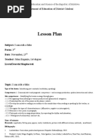 Lesson Plan Cl. III