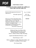 Ninth Circuit Court of Appeals Ruling On Trump's Travel Ban