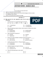 STD 12 Chemistry 2 Board Question Paper Maharashtra Board