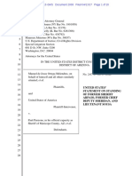 Melendres #2008 DOJ Response Re Arpaio Et Al Standing