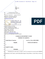 USA V Arpaio #137 Arpaio Notice of Filing of Petition For Writ of Mandamus