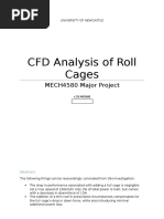 CFD of Clubman Roll Cages