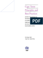 The Cape Town Principles and Best Practices