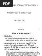 L2 Financial Derivatives MBA