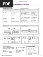 Welding Procedure Specifications-Bsen