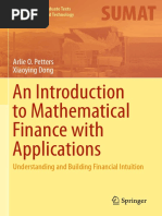 Arlie O. Petters, Xiaoying Dong-An Introduction To Mathematical Finance With Applications - Understanding and Building Financial Intuition-S