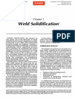 Weld Solidification