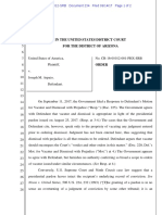 USA V Arpaio # 234 ORDER Requiring USA To Respond Re Vacatur