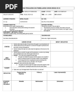 Rancangan Pengajaran Harian Bahasa Inggeris