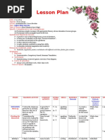 Lesson Plan: Subject Form Date Teacher School Topic Type of Lesson Specific Competences & Sub-Competences