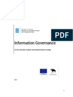 Information Governance Analysis and Strategy