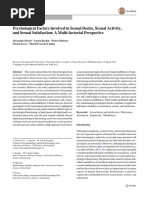 Psychological Factors Involved in Sexual Desire, Sexual Activity, and Sexual Satisfaction A Multi-Factorial Perspective PDF