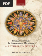 Hans Boersma - Nouvelle Théologie and Sacramental Ontology PDF