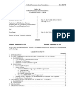 FCC DA 10-1740 GlobalStar ATC