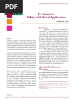 D-Limonene: Safety and Clinical Applications