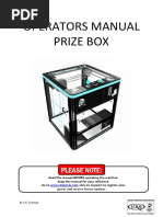 Prize Box Manual