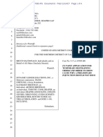 McDonald V Tezos 12/14/17 TRO