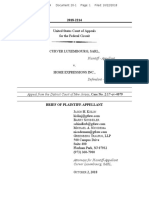 Curver Luxembourg v. Home Expressions (Federal Circuit) - Curver Opening Brief