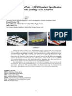 Marine Aluminum Plate - ASTM Standard Specification B 928 and The Events Leading To Its Adoption