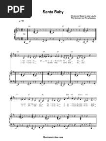 Santa Baby Sheet Music