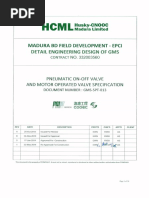 GMS-SPT-013 Pneumatic On-Off Valve and Motor Operated Valve Specification - Rev 1