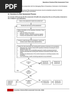 Hazardous Chemical Risk Assessment Checklist 2014