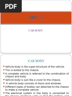 Unit - I: Car Body