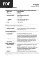 Material Safety Data Sheet: Effective Date 11.03.2010