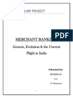 Merchant Banking:: Genesis, Evolution & The Current Plight in India