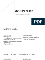 Watcher'S Guide: Comelec Resolution No. 10460