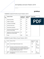 NABARD Grade A B Syllabus Exam Pattern 2019 (Prelims - Main)