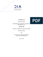 Stuart K. Pratt Consumer Data Industry Association Washington, D.C