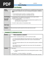 Civ Pro Outline Spring 2010