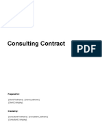 Consulting Contract