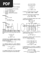 Precalculus Reviewer