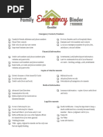 Momwithaprep Emergencybinderchecklist