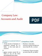 Company Law: Accounts and Audit