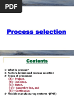 Process Selection Lec