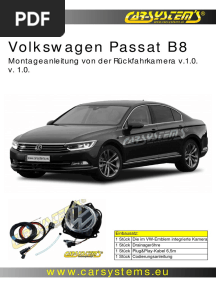 VW Passat B8 - Kamera Cofania de v.1.0