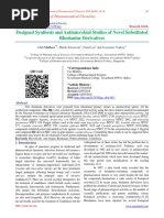 Designed Synthesis and Antimicrobial Studies of Novel Substituted Rhodanine Derivatives