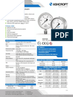 Datasheet t5500 t6500 Pressure Gauges