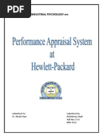 Performance Appraisal at Hewlett Packard