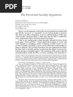 The Perverted Faculty Argument