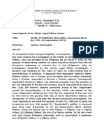 Case Digest Basic Legal Ethics Subject IN RE: FLORENCIO MALLARE, Respondent (A.M. No. 533, 12 September 1974)