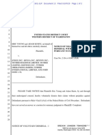 Notice of Voluntary Dismissal Tether and Bitfinex