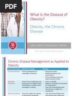 Obesity As Chronic Disease