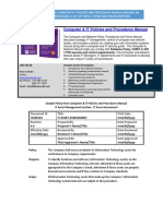 Bizmanualz Computer IT Policies and Procedures Sample