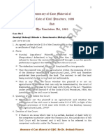 Summary of CPC Case Material Cases 1-21 PDF