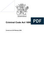 Criminal Code Act 1899